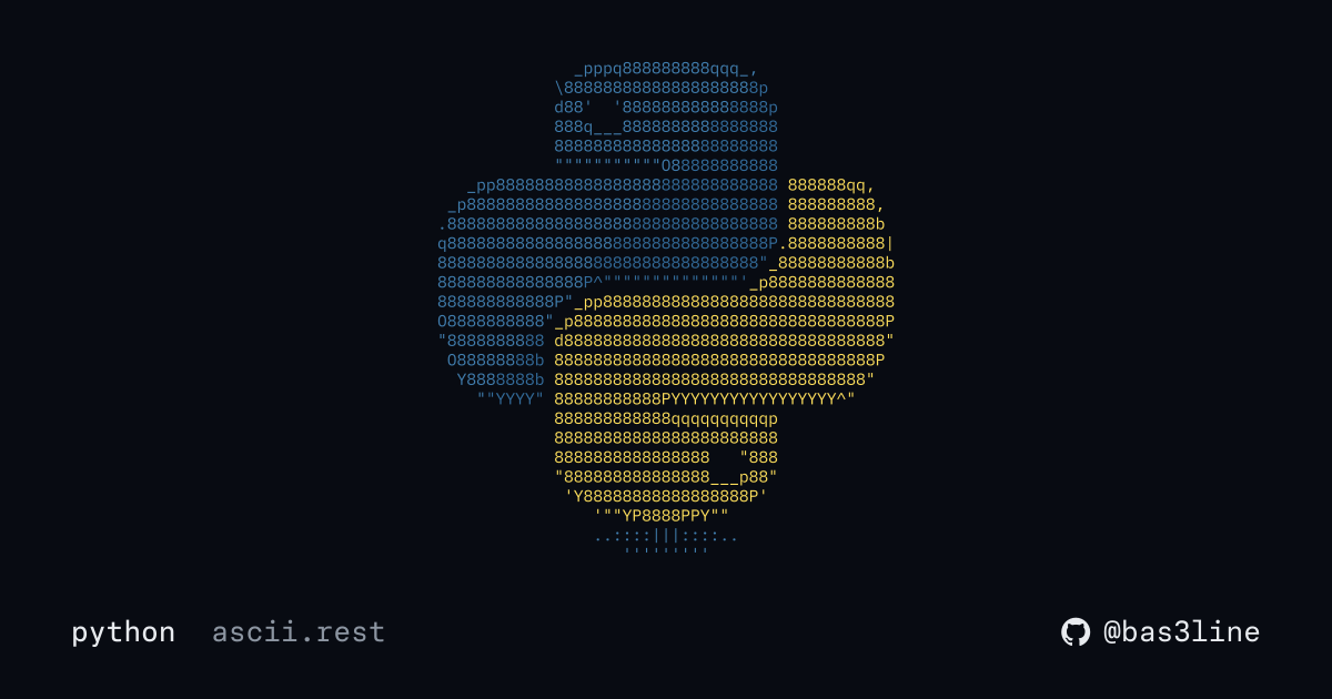 Logo Processor Tree python · ascii.rest